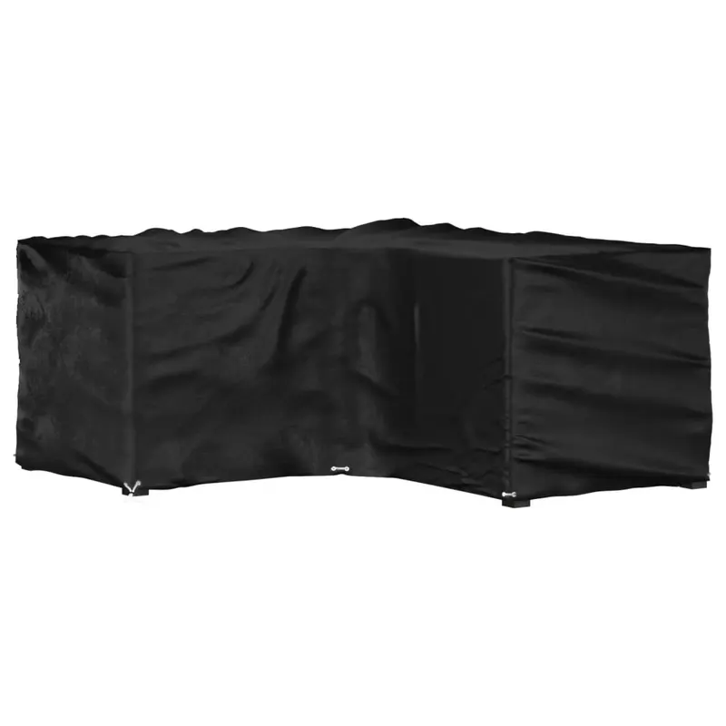husa mobilier de gradina in forma de l 12 ocheti, 185x185x90 cm