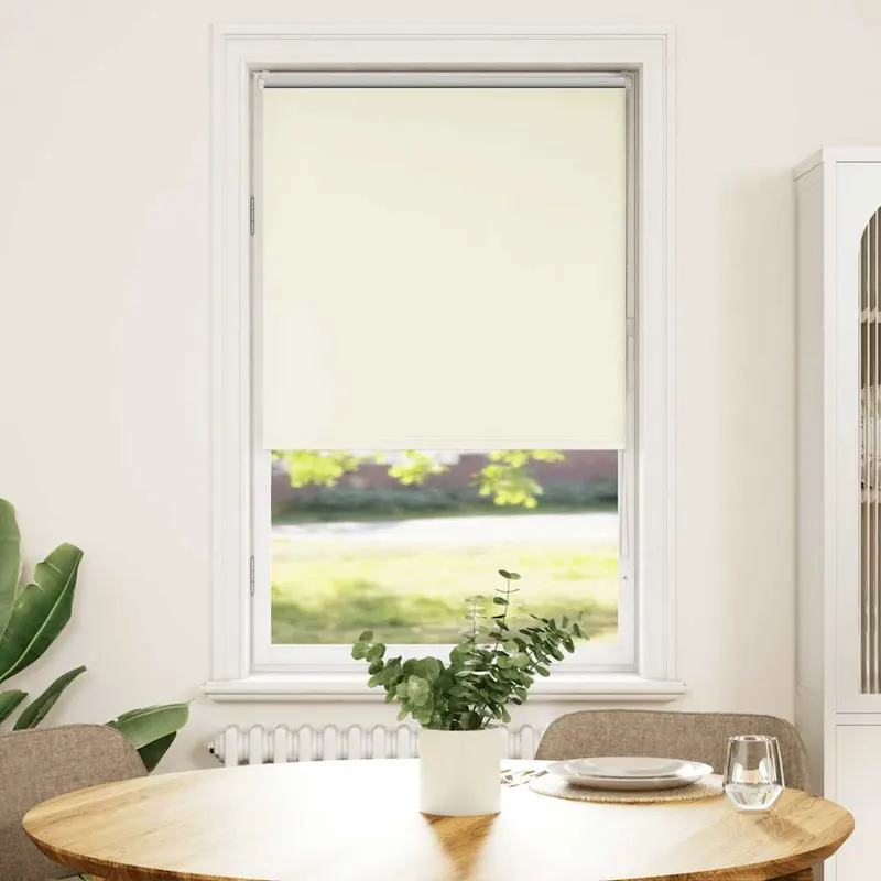 jaluza cu role opace ivoar 85x130 cm latime tesatura 80,7 cm