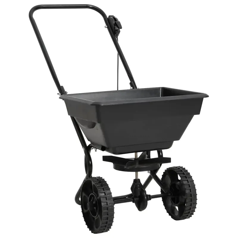 utilaj de imprastiat sare, 92x46x70 cm, pvc si otel, 15 l