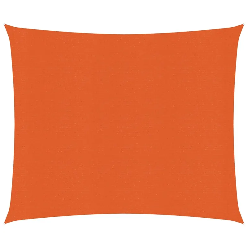 panza parasolar, portocaliu, patrat, 4x4 m hdpe, 160 g/m2