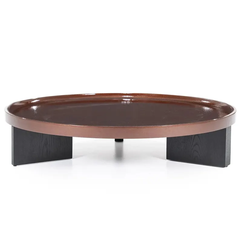 Masuta de cafea MAVISON RED Ø120 x 25 CM - Rosu