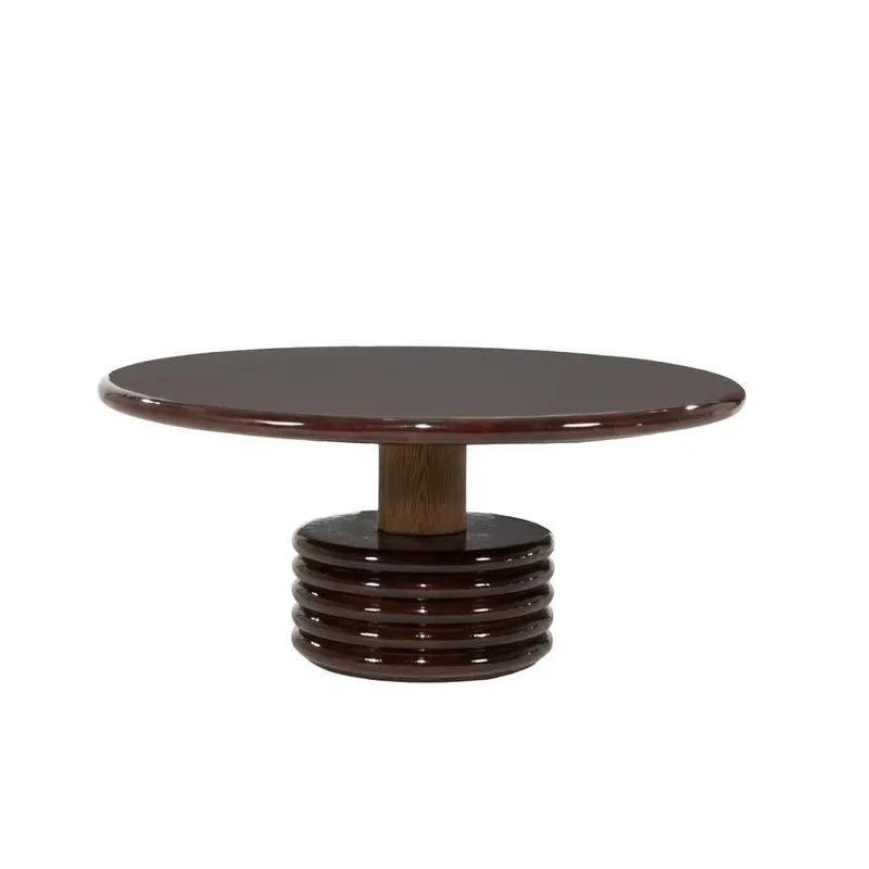 Masuta de cafea FAVREL Ø90 x 40 CM - Maro