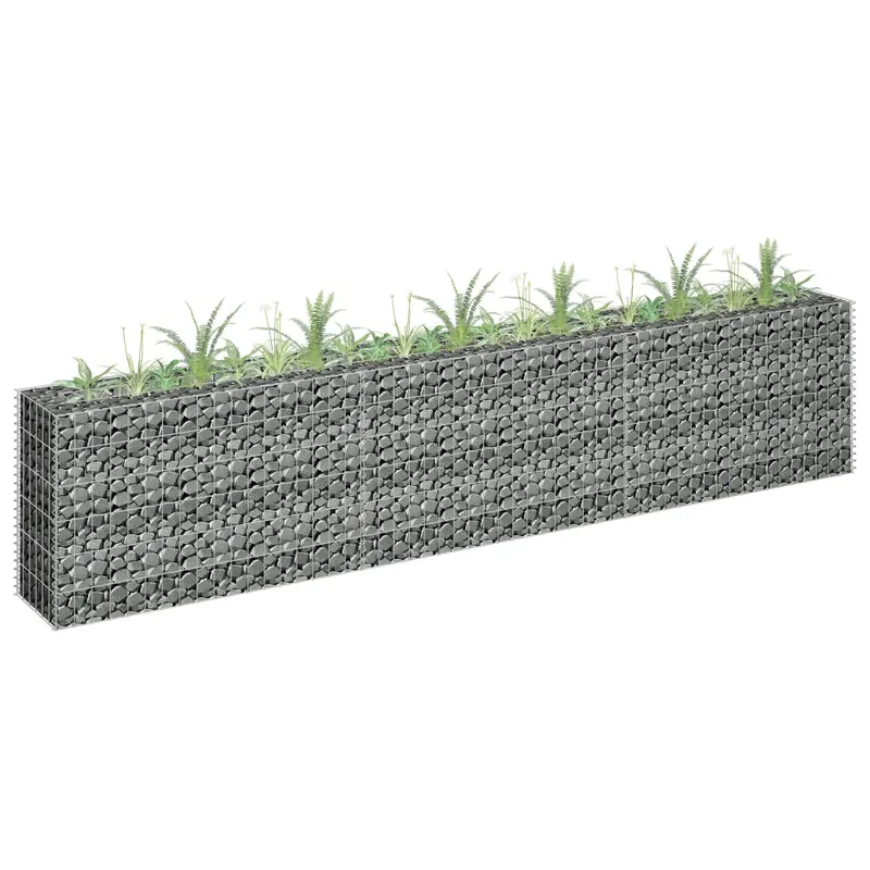 strat inaltat gabion, 270 x 30 x 60 cm, otel galvanizat