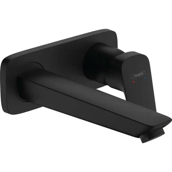 Baterie lavoar monocomanda incastrata negru mat Hansgrohe Logis