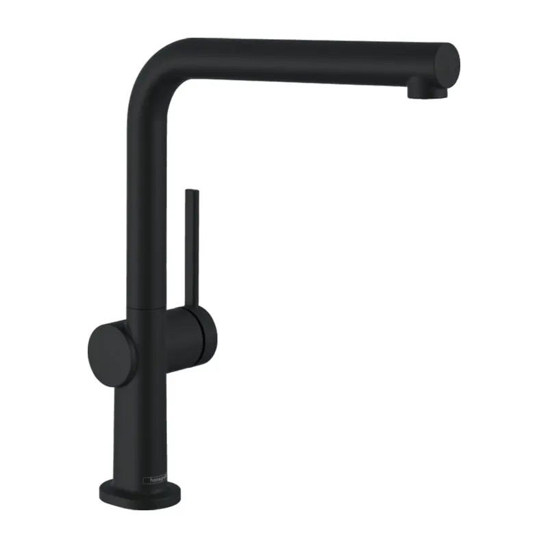 Baterie bucatarie Hansgrohe Talis M54 270, jet laminar, cartus ceramic, limitator temperatura, negru mat