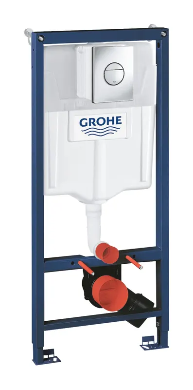 Set 3 in 1 rezervor WC Grohe 38860000, 1130 mm, 500 mm, 180, 233 mm, 2 moduri spalare, incastrat, ajustabil