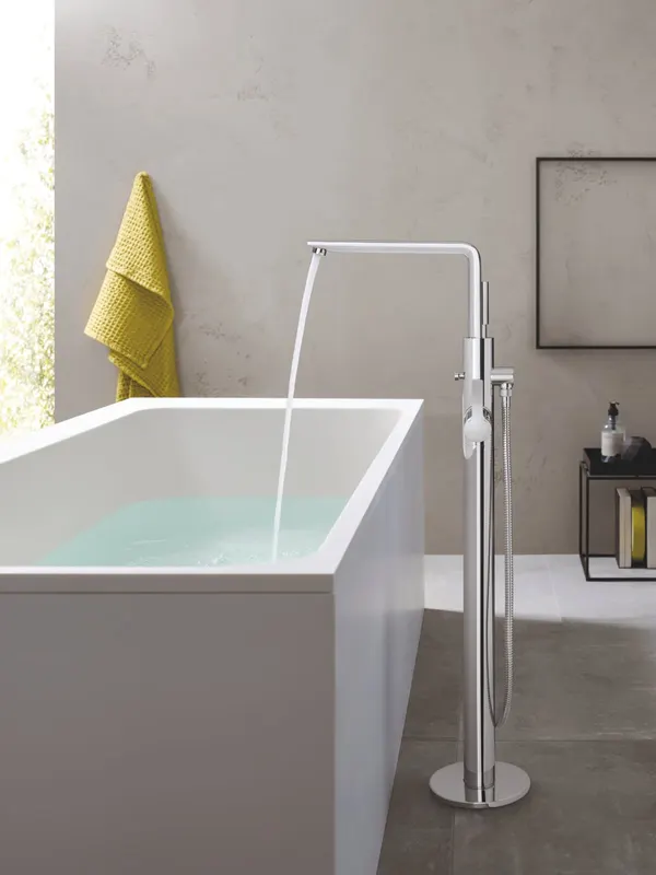 Baterie de cada Grohe 23792001, 1 bar, 66 mm, 1.25 m, 905 mm, 271 mm, 1 orificii instalare, 1 functii para dus, Crom