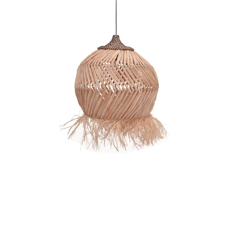 Lustra Koronse fibre eco, Natural, 55x55x68 cm - Natur