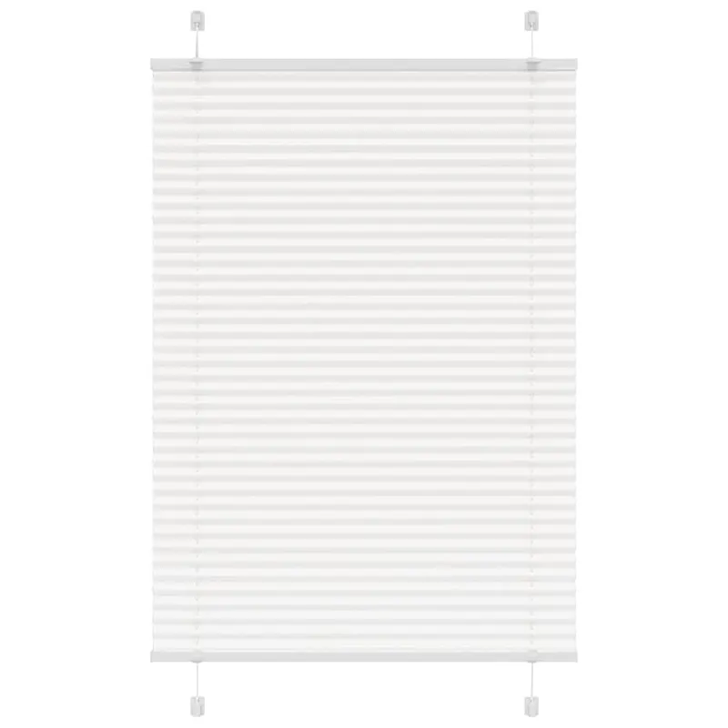 jaluza plisata alb 90x100cm latime tesatura 89,4 cm poliester