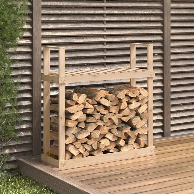 rastel pentru lemne de foc, 110x35x108,5 cm, lemn masiv de pin