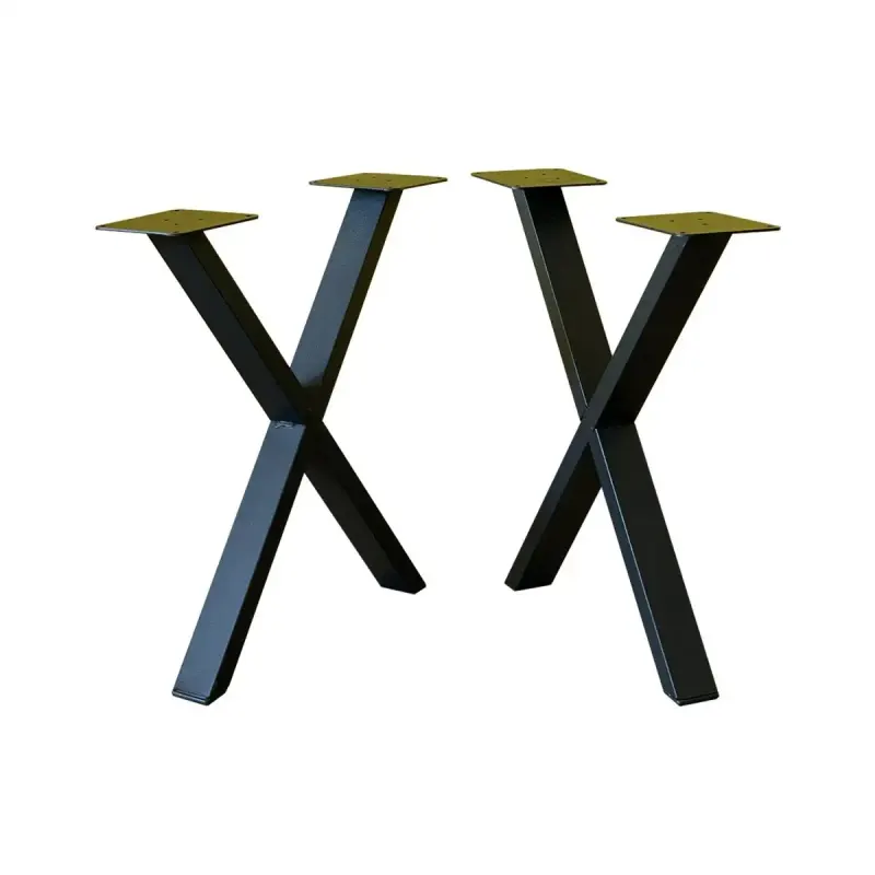 Set picioare masa metal, , Negru,48x70 cm,w0056