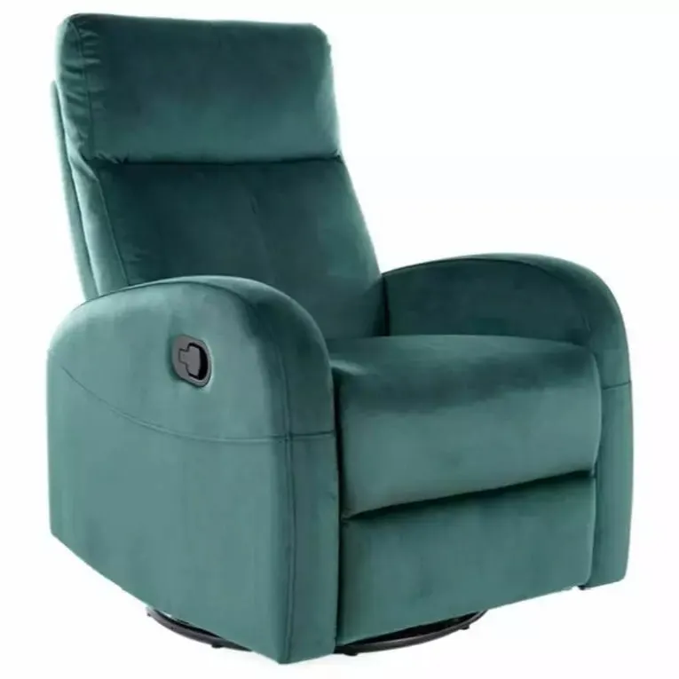 Fotoliu rabatabil OLIVIA VELVET - Verde