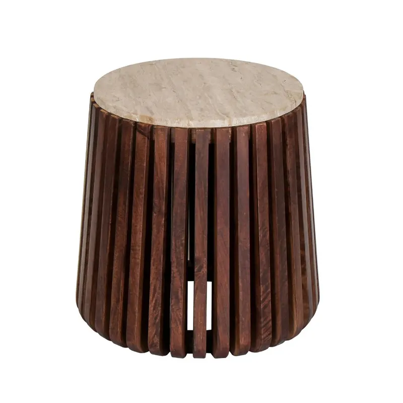 Masuta de cafea STYONS TRAVERTIN Ø50 x 50 CM