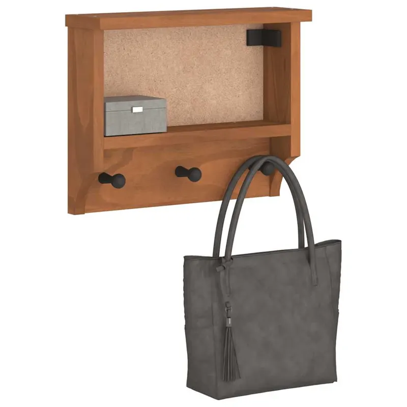 suport pentru haine sandnes 45x12x35 cm, lemn masiv de pin