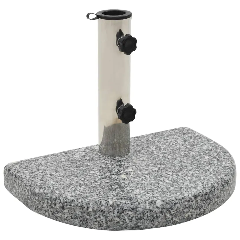 suport umbrela de soare, gri, granit, 10 kg, curbat