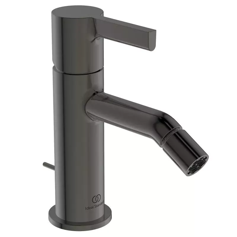 Baterie de bideu Ideal Standard Connect Joy BC784A5, 3 8 , marimea M, ventil cu tija, lucios, gri metalic