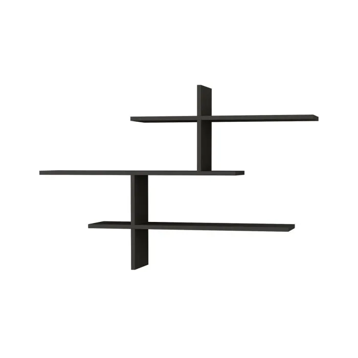 Raft suspendat LEO, antracit, 123x22x80,5 cm