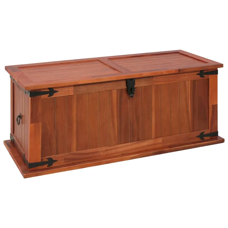 cufar de depozitare, 90x45x40 cm, lemn masiv de acacia