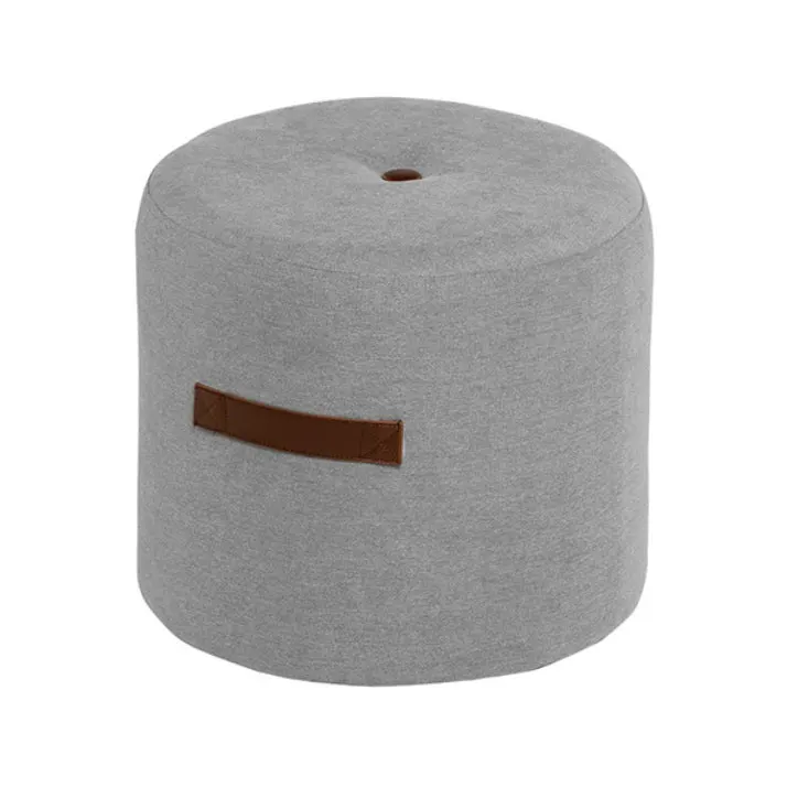 Taburet puf JUBI Ø44 CM - Grey