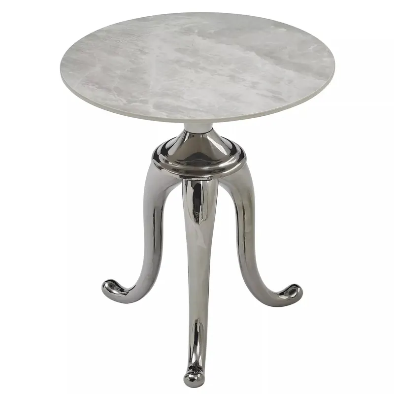 Masuta de cafea ORLINO Ø48 x 55 CM - Alb