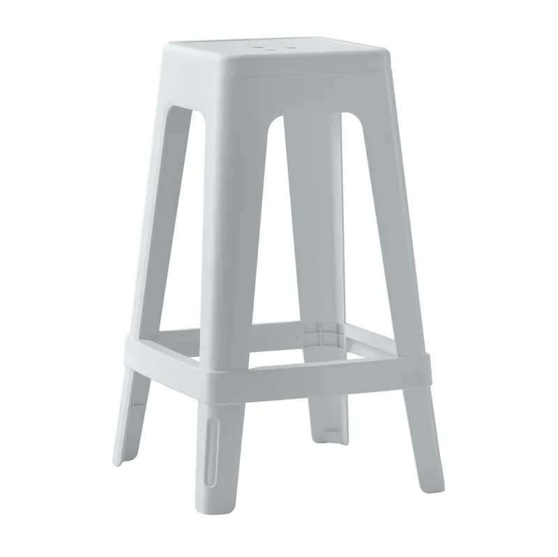 Scaun de bar FERVON H65 CM - Alb