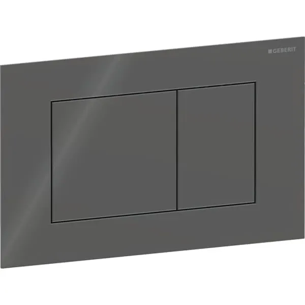 Clapeta actionare dubla rezervor wc, lava sticla lucioasa, Geberit Sigma40