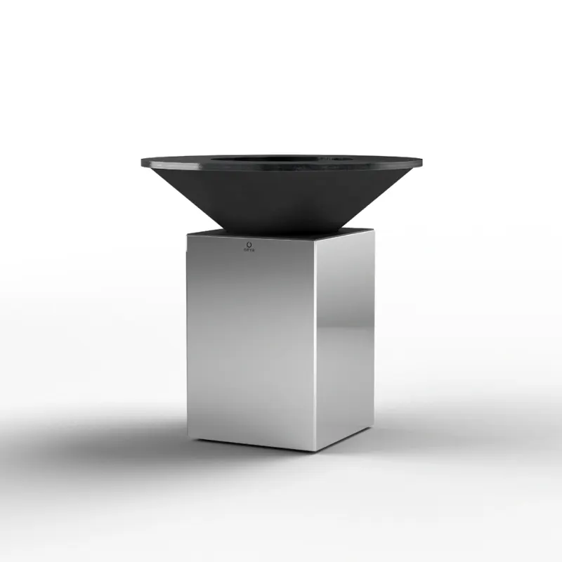 Gratar OFYR 100 Inox Lustruit cu vatra de gatit pe lemne - Editie aniversara