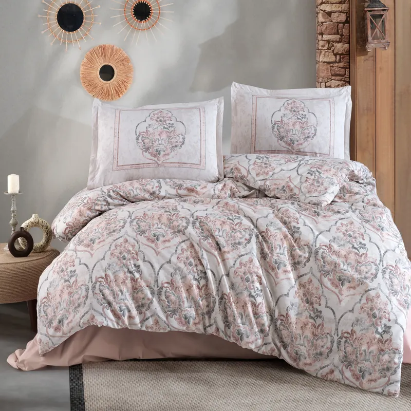 Lenjerie de pat ranforce clasy king size (hezen)