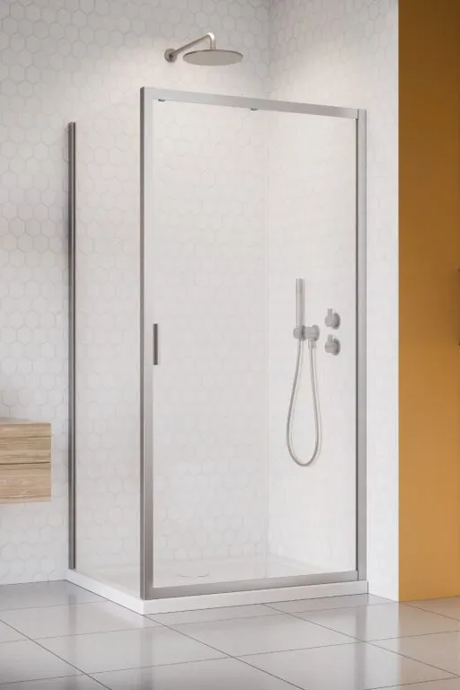 Perete lateral fix de dus Radaway Alienta S1 80x190 cm, nichel periat, sticla 5 mm