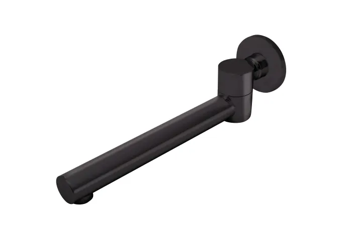 Pipa mobila rotunda Inula, pentru baterie incastrata, 244 mm, 1 2 , negru