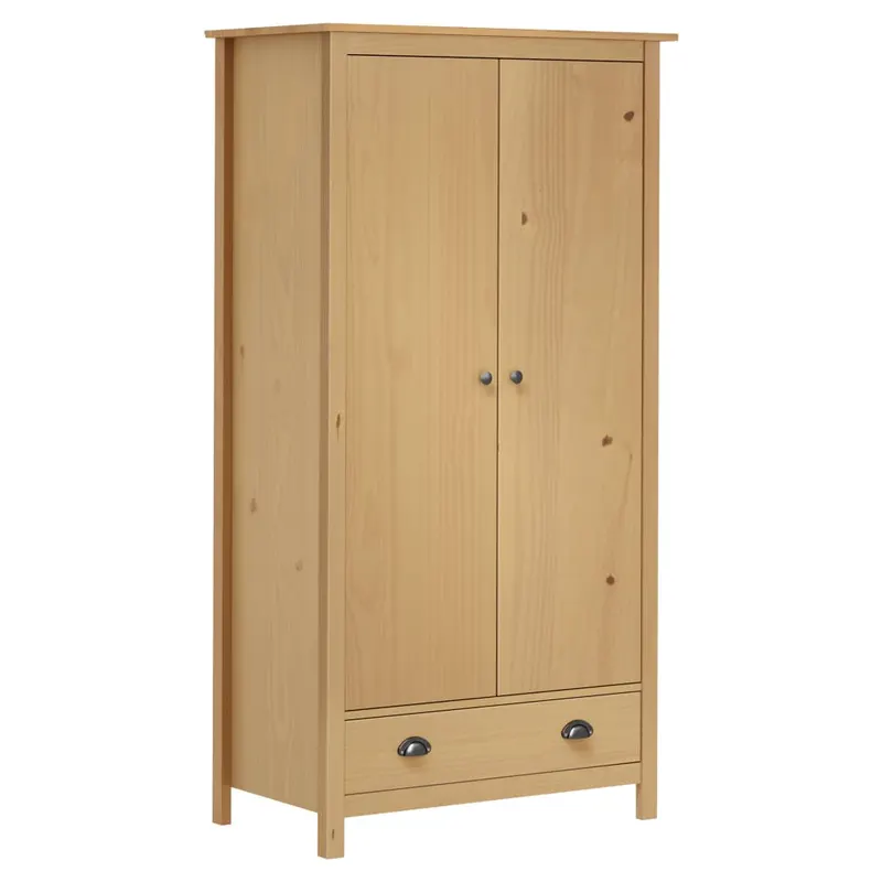 sifonier cu 2 usi hill, 89x50x170 cm, lemn masiv de pin