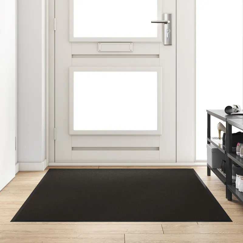 Pres de usa dreptunghiular negru 120x180 cm