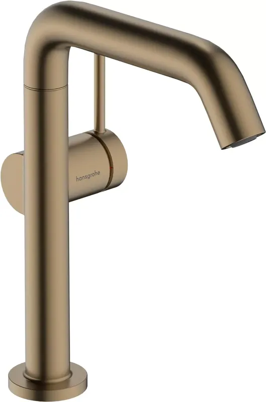 Baterie lavoar Hansgrohe Tecturis S, L, 236 mm, pornire rece, ventil, mat, bronz, 73360140
