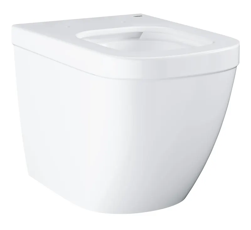 Vas WC Grohe 3933900H, Euro Ceramic, montare pe podea, evacuare orizontala, Rimless, alb