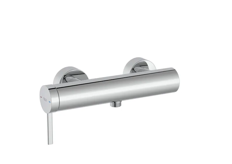 Baterie dus Roca A5A219EC00, Ona, tip incastrare aparent, tip comanda monocomanda, numar orificii instalare 2, crom