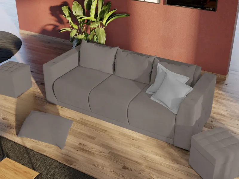 Canapea Luna Letto 92 — imaginea 2