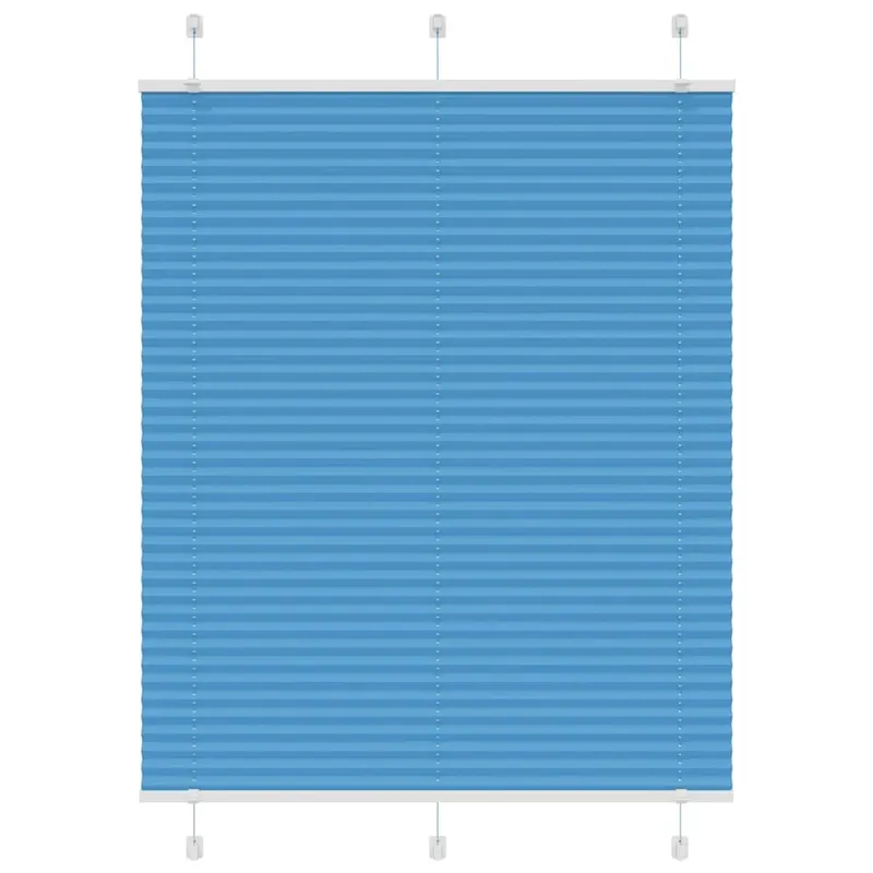 jaluza plisata albastru 105x100 cm latime tesatura 104,4 cm