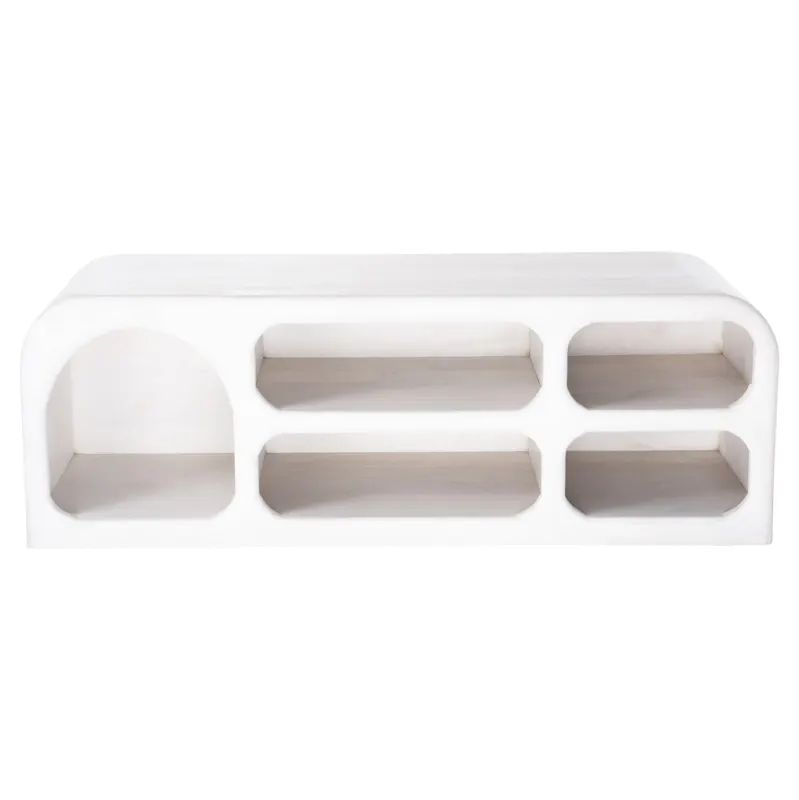 Comoda TV ESTRIA 130 x 40 x 45 CM - Alb