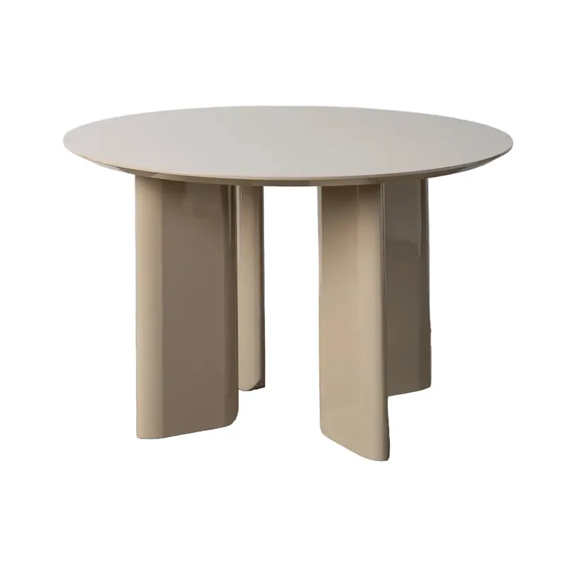Masa SORIA GLOSS Ø120 CM - Taupe / Ø120cm