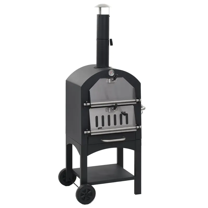 cuptor de pizza de exterior pe carbuni piatra de copt