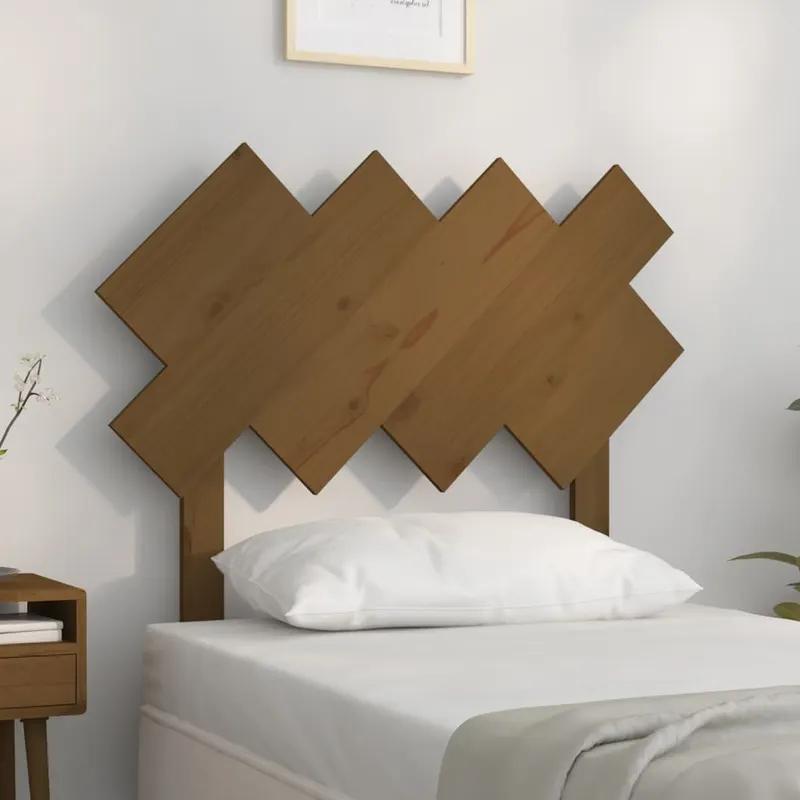 tablie de pat, maro miere, 92x3x81 cm, lemn masiv de pin