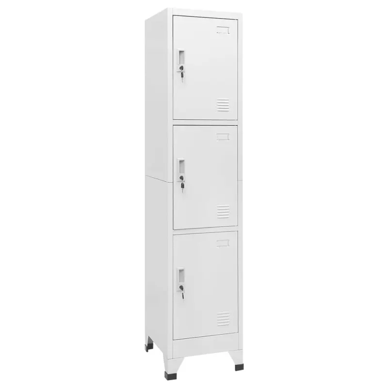 dulap vestiar cu 3 compartimente, 38x45x180 cm