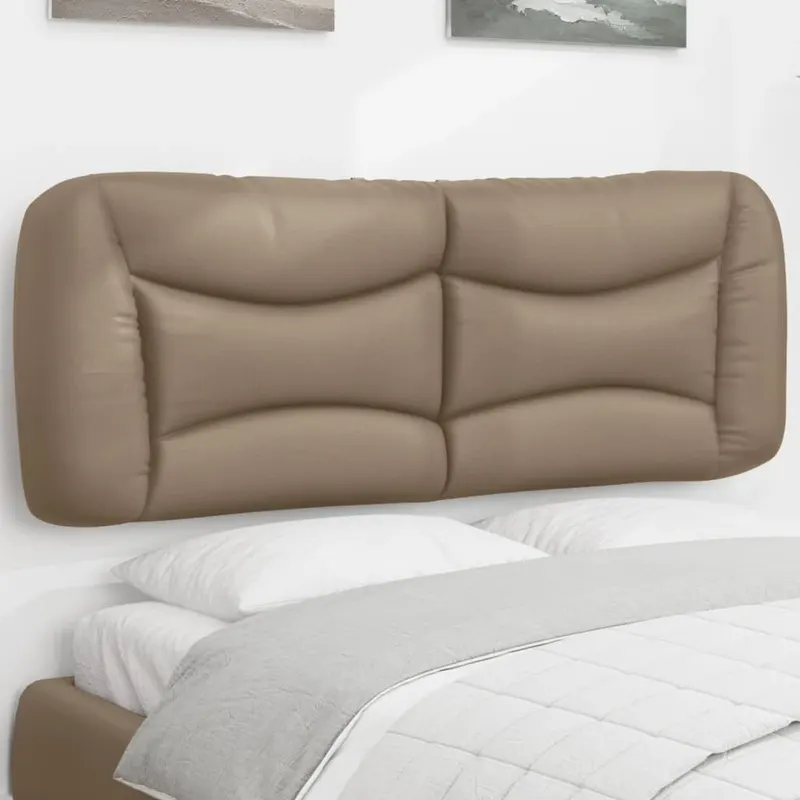 perna pentru tablie de pat, cappuccino 140 cm piele artificiala