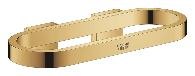 Inel prosop Grohe 41035GL0, Selection, 200 mm, pe perete, metal, lucios, auriu