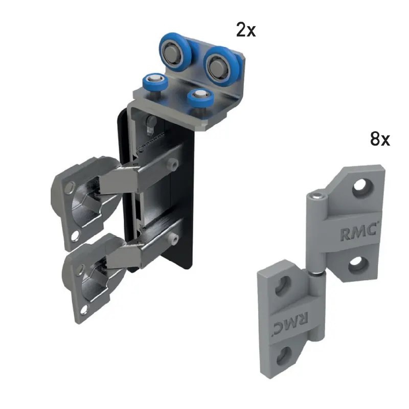 Sistem de glisare Falcon 01 SDS 9700, pentru 2 usi pliabile, incarcare 50 kg