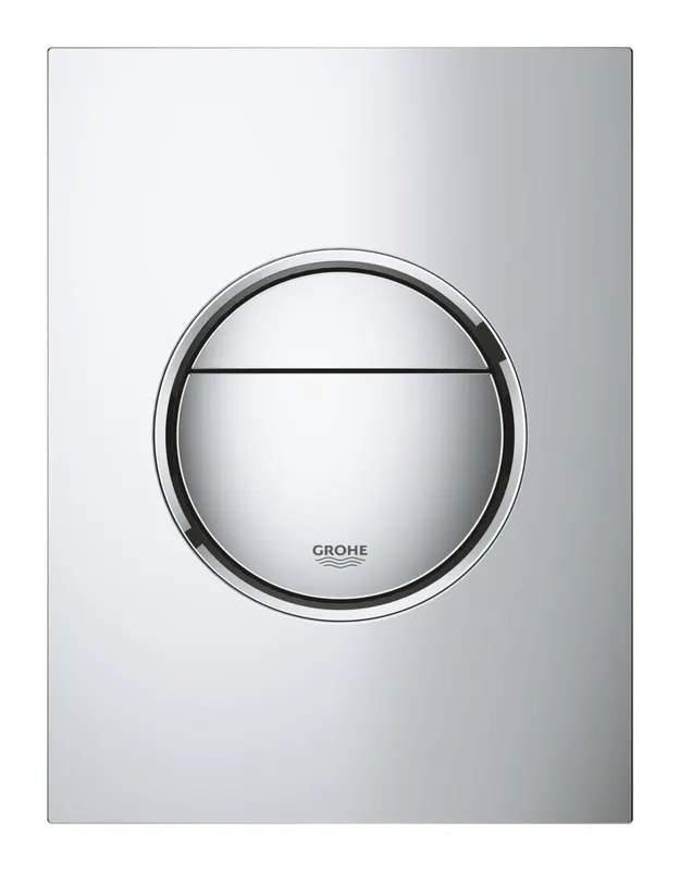 Clapeta WC Grohe 37601000, 130 mm, 172 mm, functie eco, verticala, incastrat pentru tip rezervor, Crom