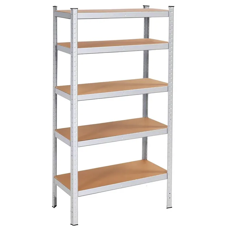 Raft cadru metalic modular pentru depozitare, 5 polite, 180x90x40cm, sarcina 875kg