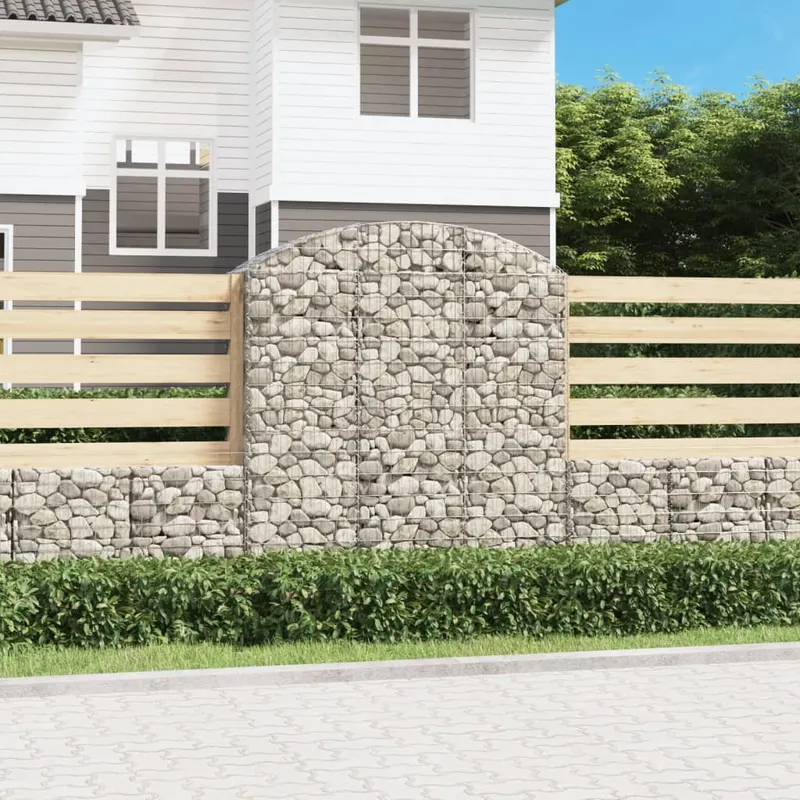 cos gabion arcuit, 150x50x160/180 cm, fier galvanizat