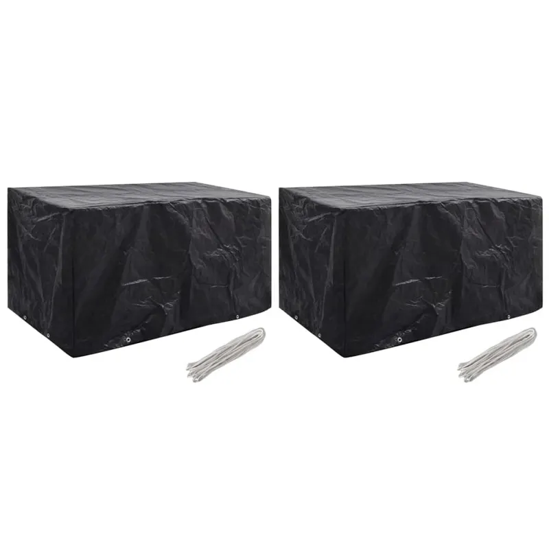 huse mobilier gradina, 2 buc., 8 ocheti, 180 x 70 x 90 cm