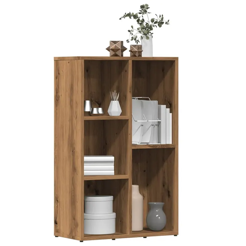 biblioteca, stejar artizanal, 45x25x80 cm, lemn prelucrat